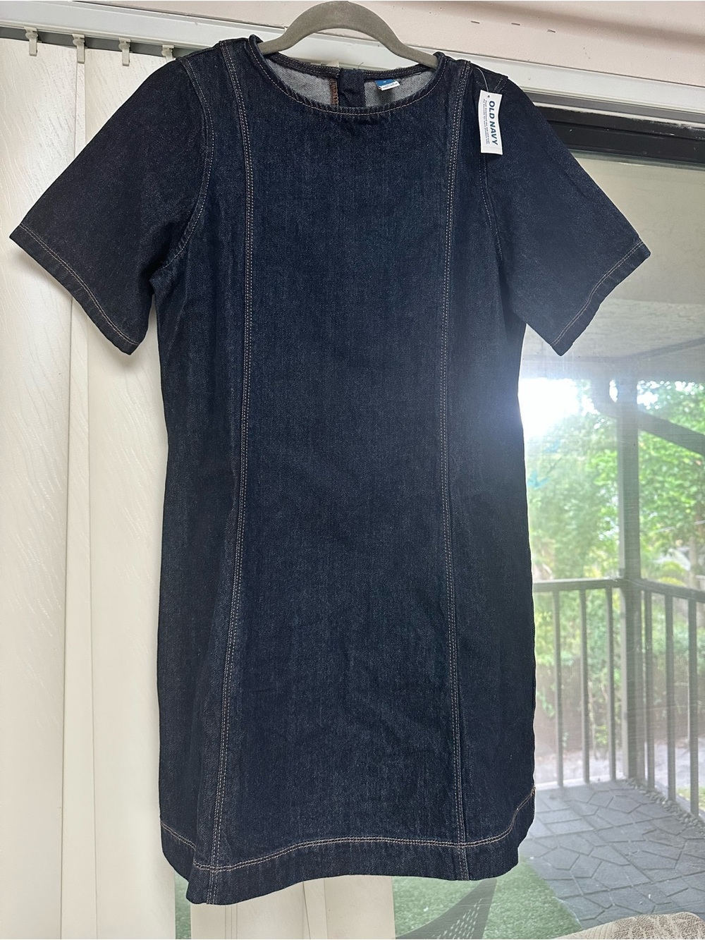Old Navy Dark Blue Denim Mini Dress